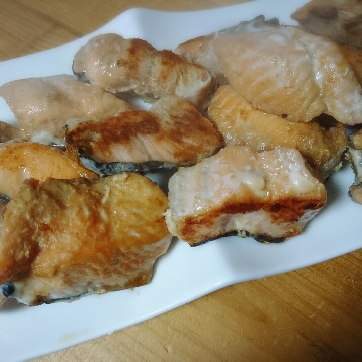 鮭の焼肉のたれ焼き